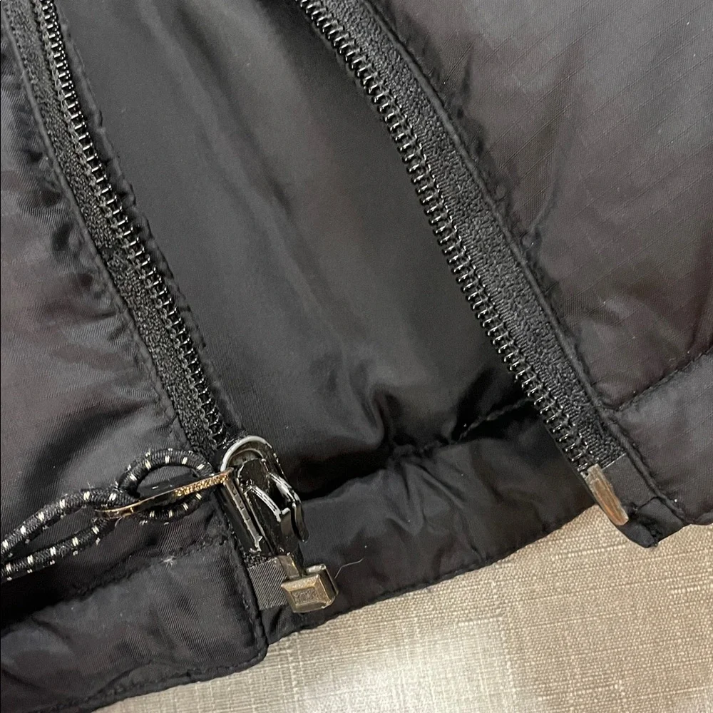 GAP Vest Down Filled Mens Black Puffer Reversible Size Large L Full Zip